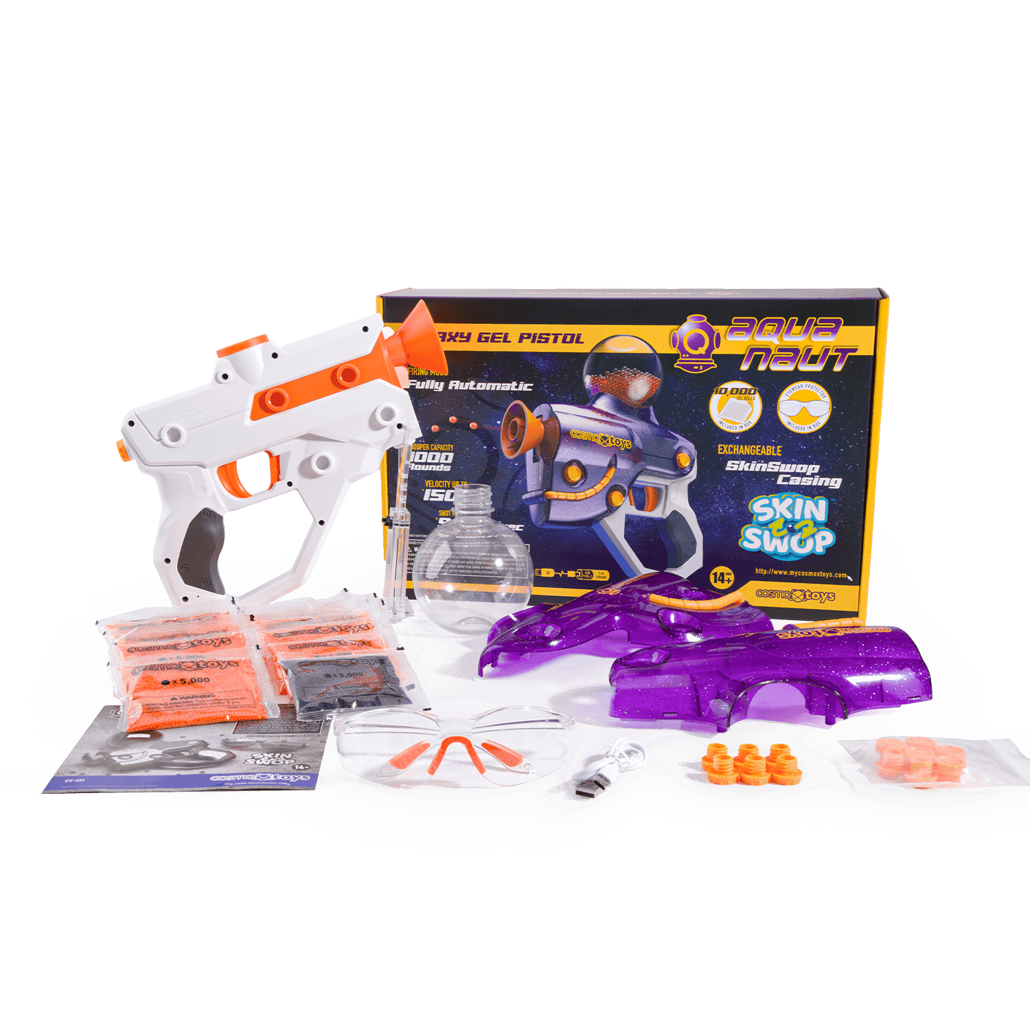 AQUANAUT Galaxy Gel Blaster (Purple Amethyst)