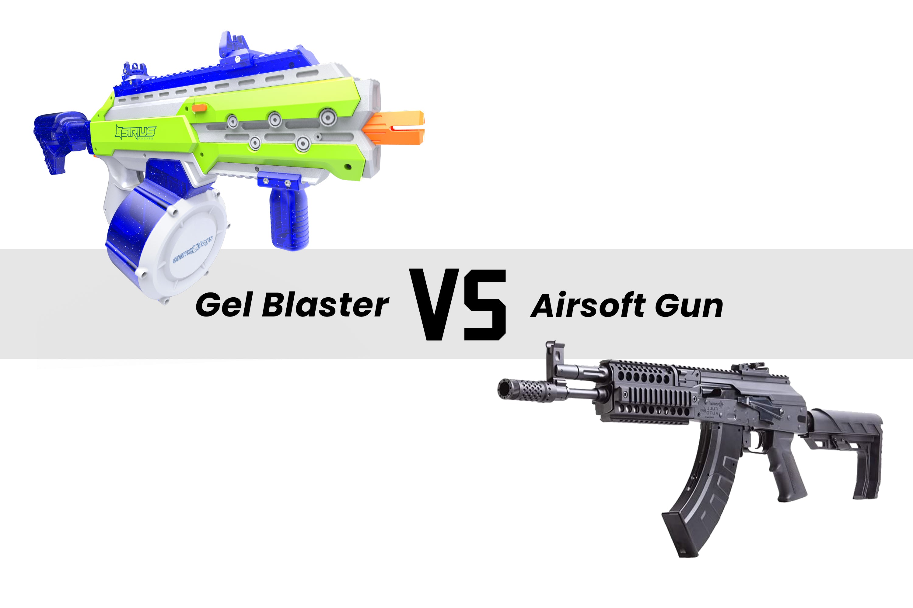 Gel Blaster vs Airsoft Gun: Which to choose?