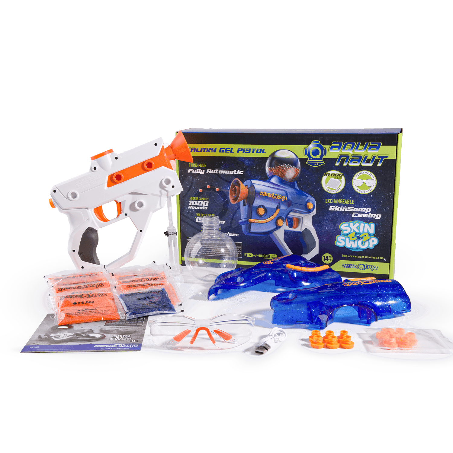 AQUANAUT Galaxy Gel Blaster (Blue Azurite)