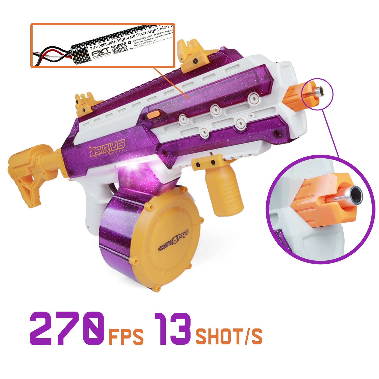 SIRIUS Gel Rifle Pro Max (Glow in the dark)